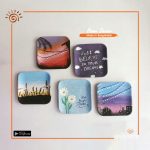 Areca Leaf Painting Plate