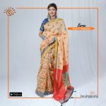 Mughal Garden Silk Saree