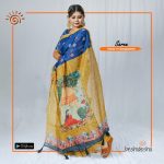 Mughal Garden Silk Saree