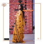 Hand Stitched Cotton Saree