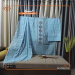 Block Printed Unstitched Three-piece