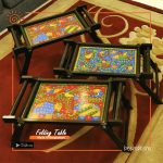 Rickshaw Painted Folding Table