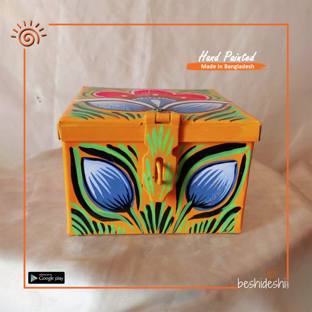 Rickshaw Painted Jewelry Box