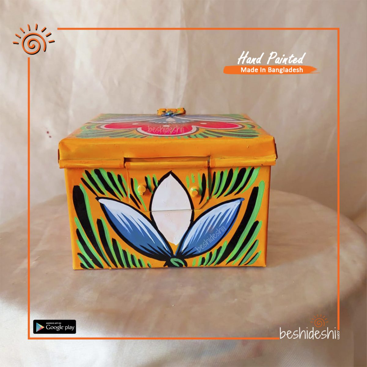 Rickshaw Painted Jewelry Box
