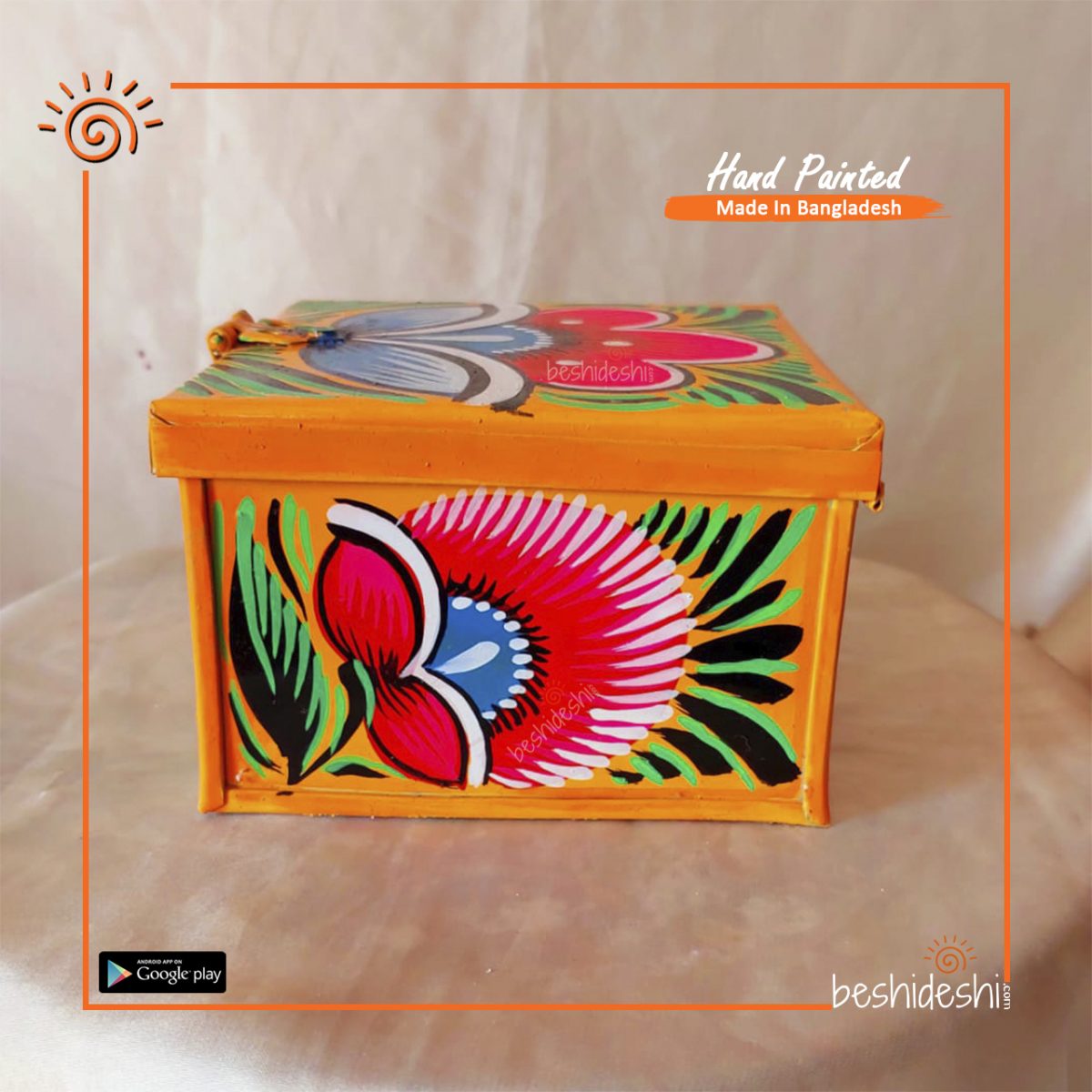 Rickshaw Painted Jewelry Box
