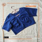 Short Sleeve Stitched Blouse (XXXL)