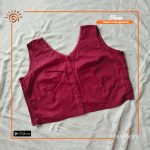 Sleeveless Stitched Blouse (XXXL)