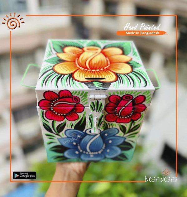 Rickshaw Painted Piggy Bank