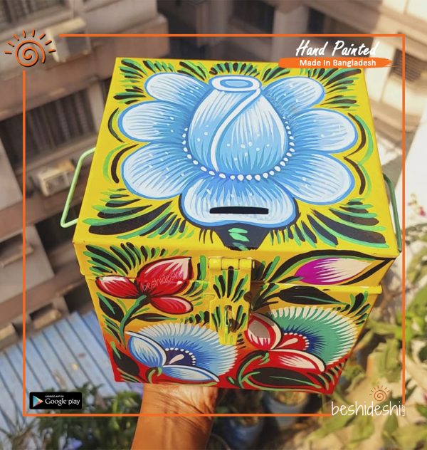 Rickshaw Painted Piggy Bank