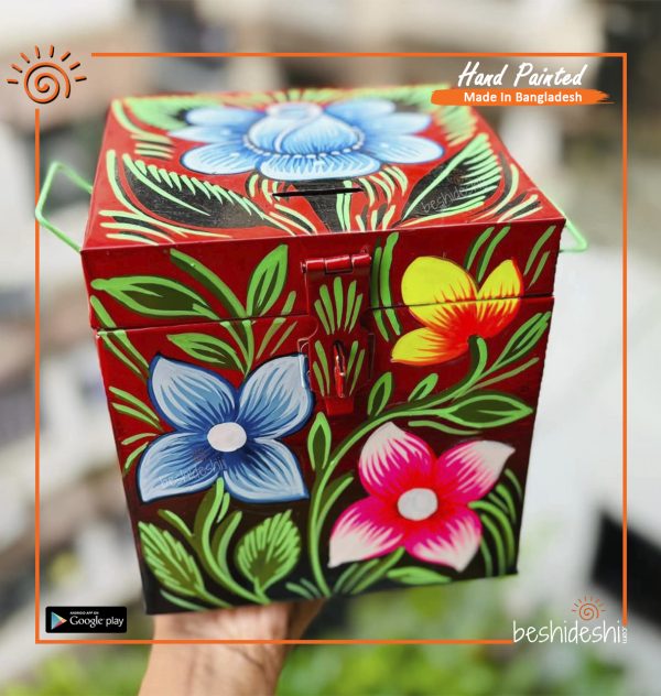 Rickshaw Painted Piggy Bank