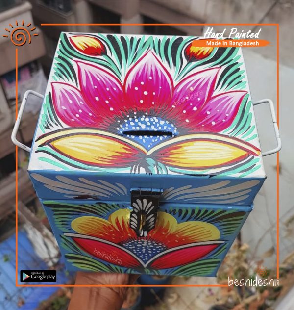 Rickshaw Painted Piggy Bank