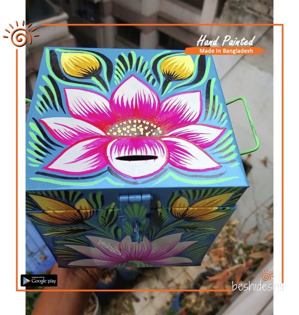 Rickshaw Painted Piggy Bank