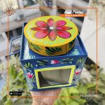 Rickshaw Painted Murir Tin (Small)