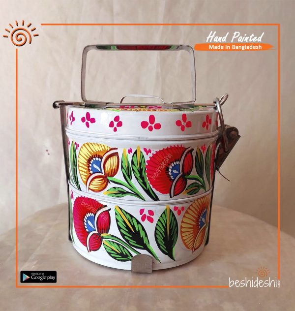 Rickshaw Painted Tiffin Carrier