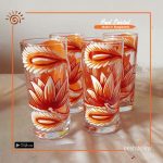 Rickshaw Painted Glass Set