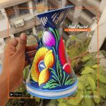 Rickshaw Painted Flower Vase