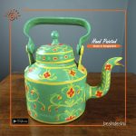 Trendy Hand Painted Kettle