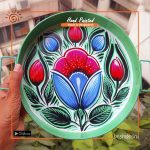 Rickshaw Painted Round Tray
