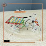 Hand Painted Miniature Van Gari