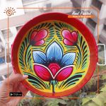 Rickshaw Painted Round Tray