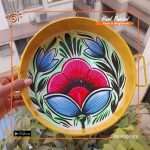 Rickshaw Painted Round Tray