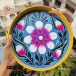 Rickshaw Painted Round Tray