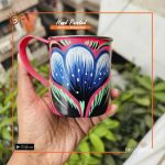 Rickshaw Painted Tin Mug