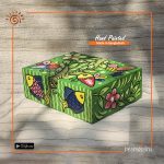 Hand Painted Folk Paint Jewelry Box (Medium)