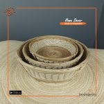 Cane Basket Set (Full Rope)