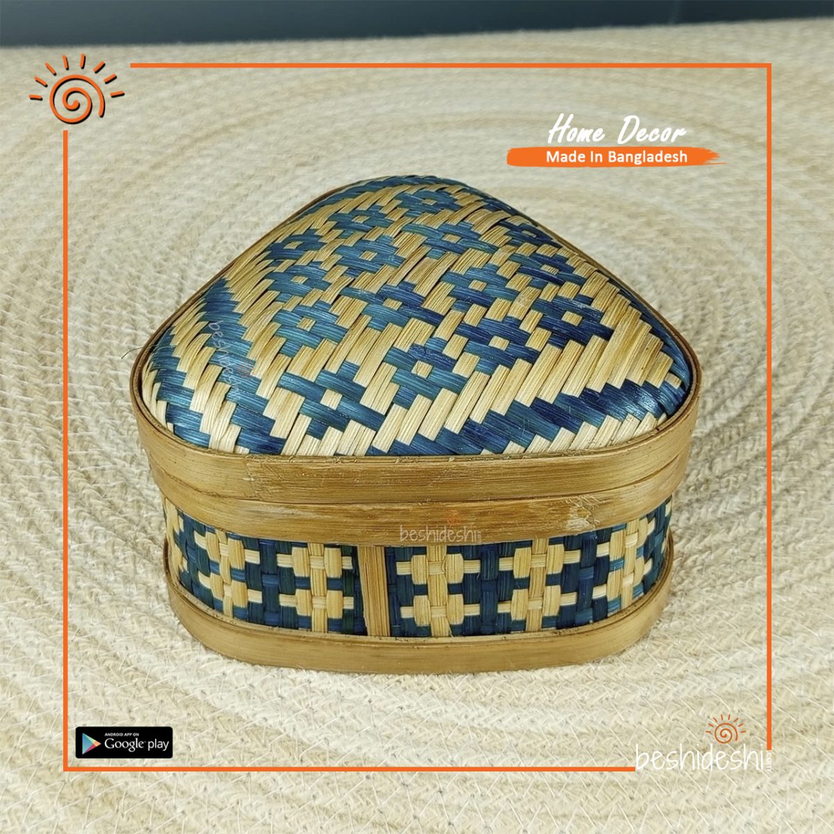 Bamboo Triangle Jewelry Box