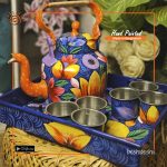 Rickshaw Painted Kettle Set With Tray