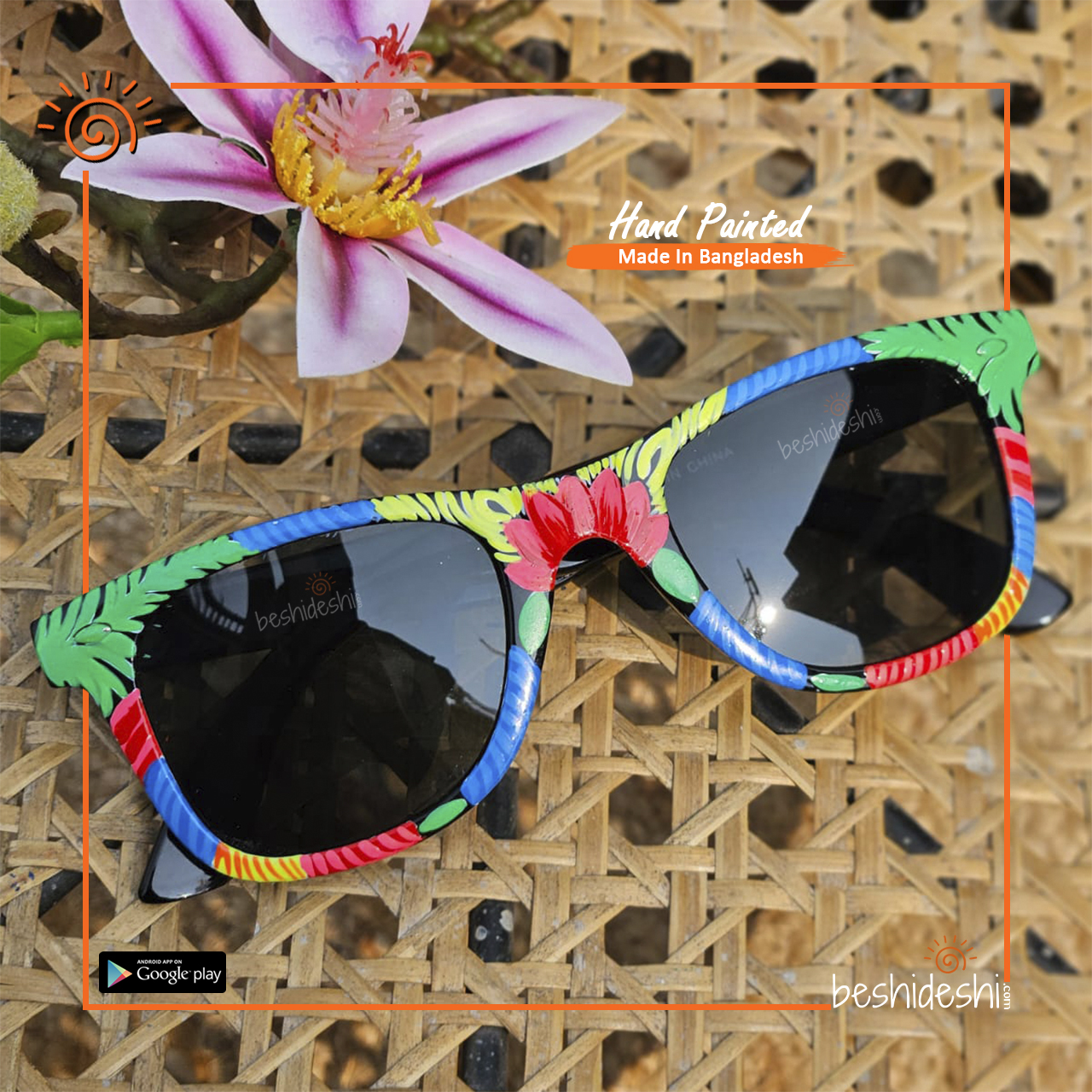 51 Hand Painted Sunglass