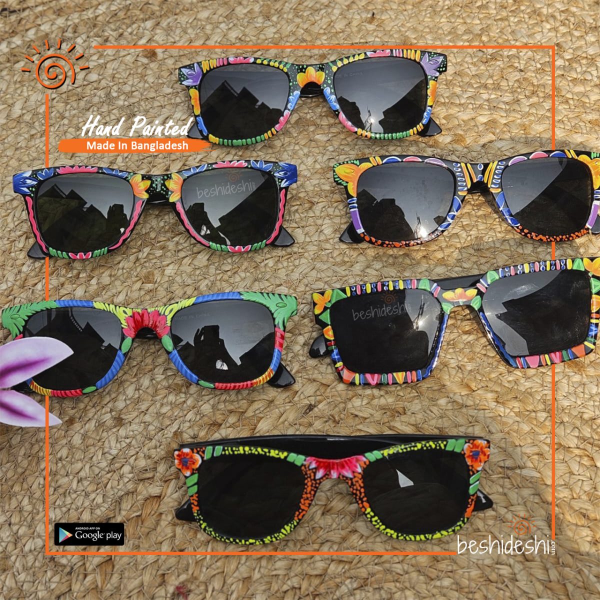 Hand Painted Sunglass