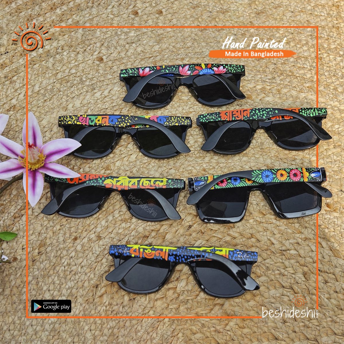 Hand Painted Sunglass