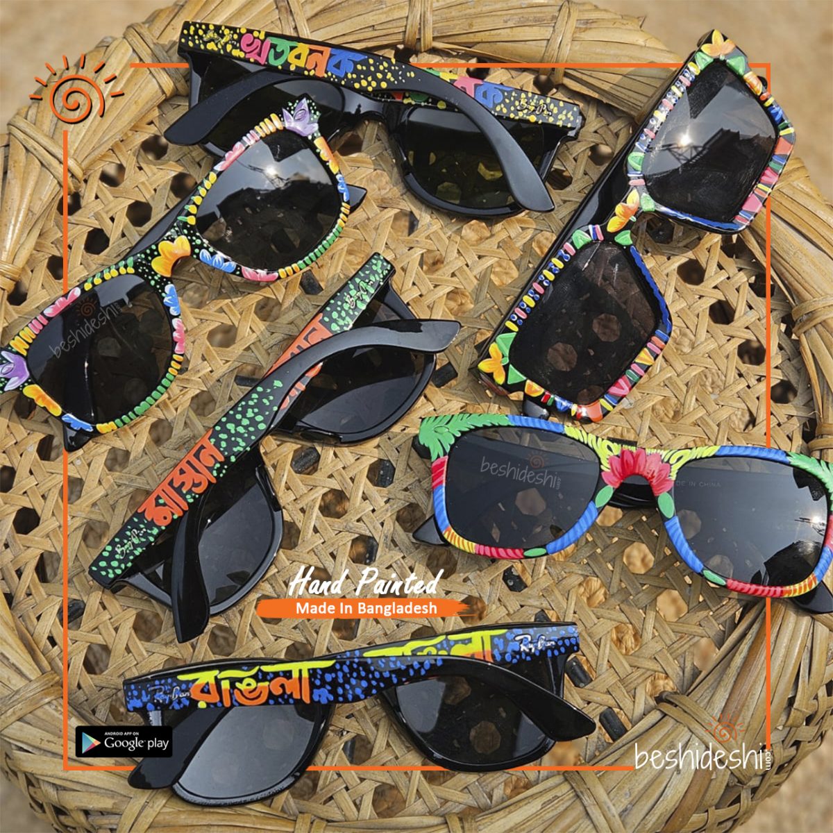 Hand Painted Sunglass