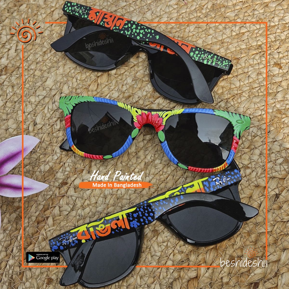 Hand Painted Sunglass