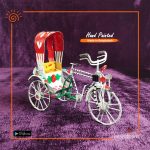 Hand Painted Miniature Mini Rickshaw