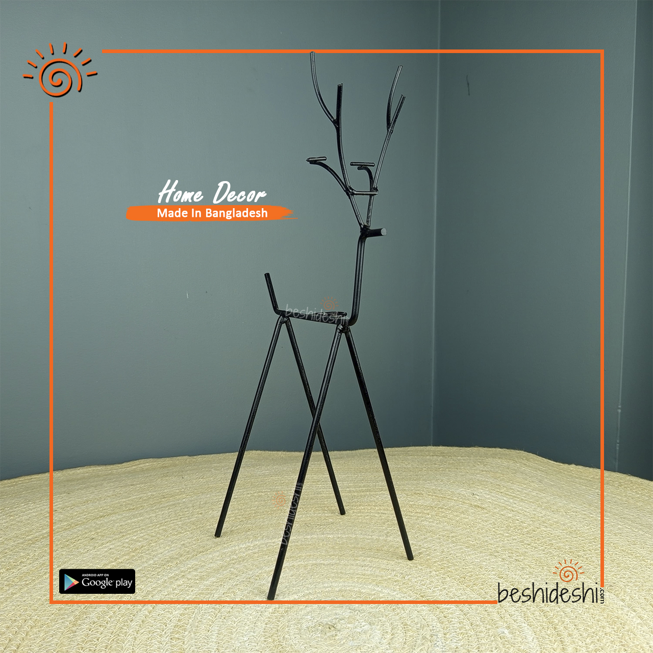 01 Deer Showpiece Stand