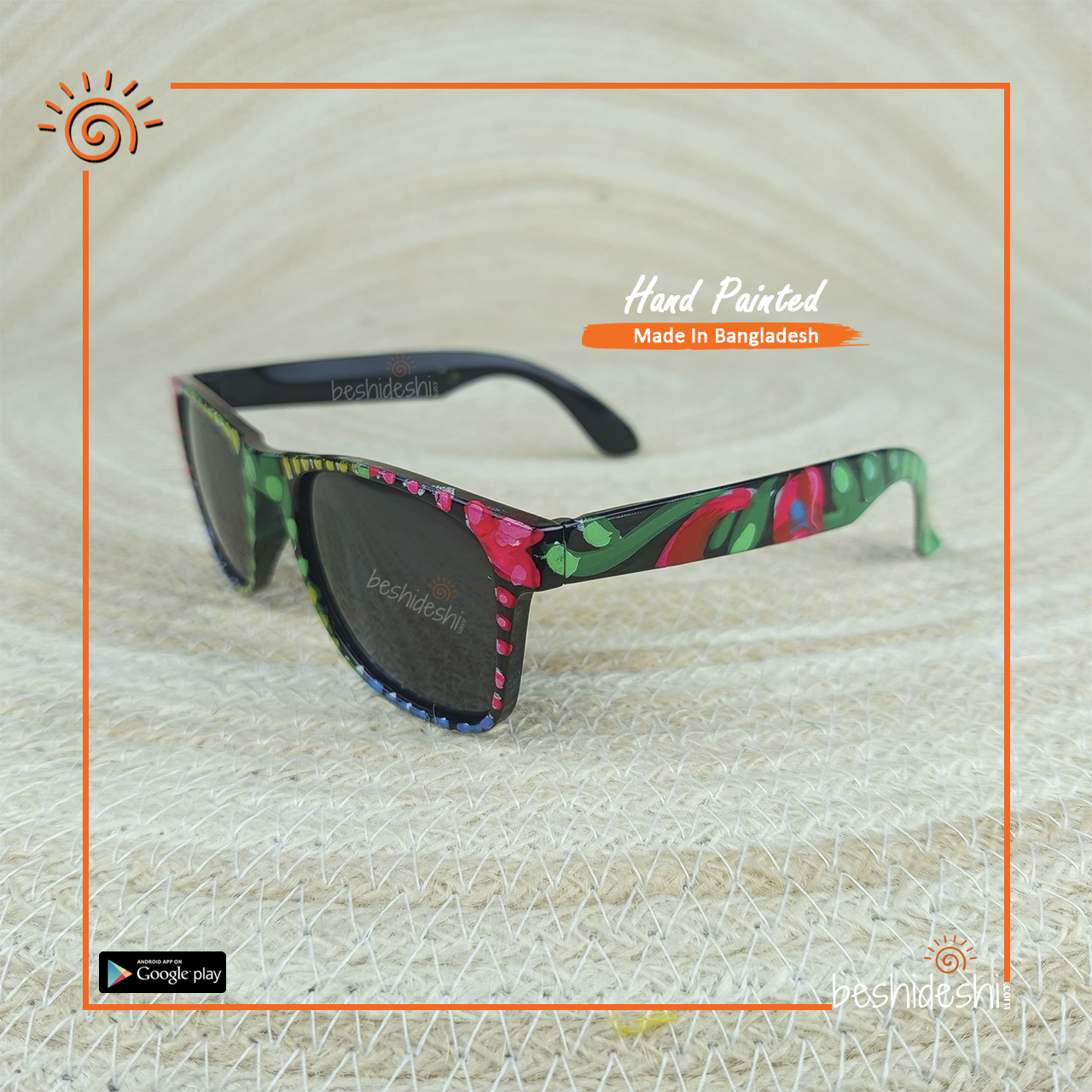 08 Hand Painted Sunglass