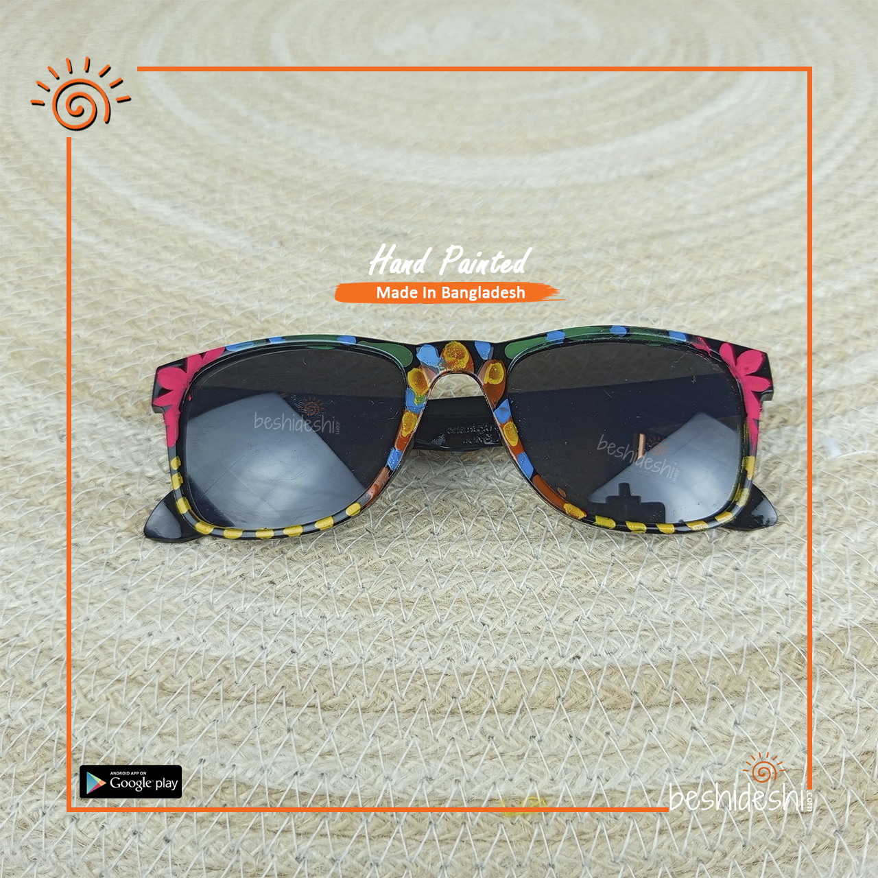 14 Hand Painted Sunglass