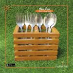 Wooden Spoon Holder