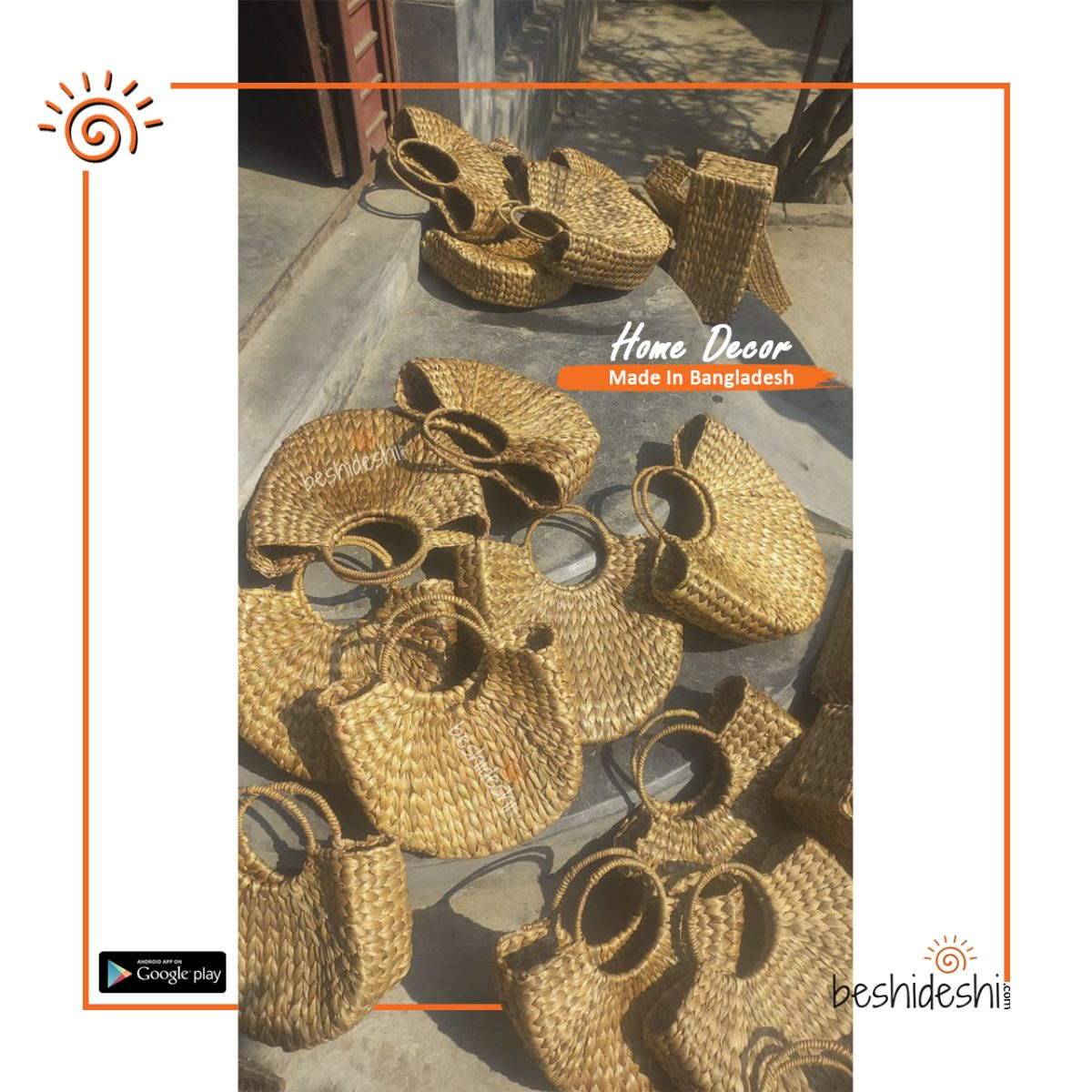 Water Hyacinth Basket