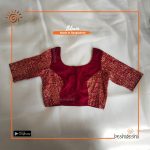 Printed Elbow Sleeve Stitched Blouse (S to XL)