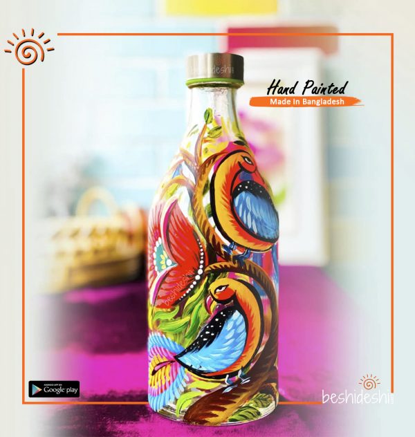 Hand Painted Bottle