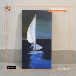 Blue Sea Hand Painted Canvas