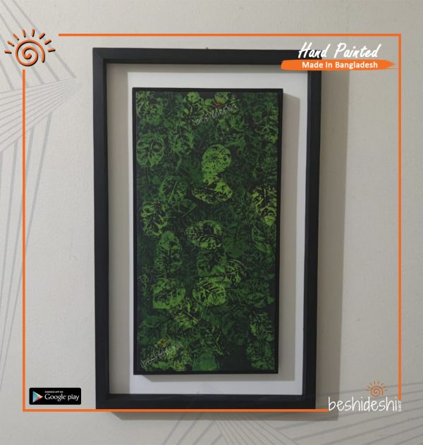 Leaf Binding Hand Painted Canvas