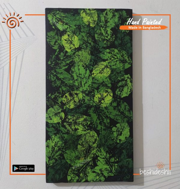 Leaf Hand Painted Canvas