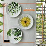 Areca Leaf  Painting Plate