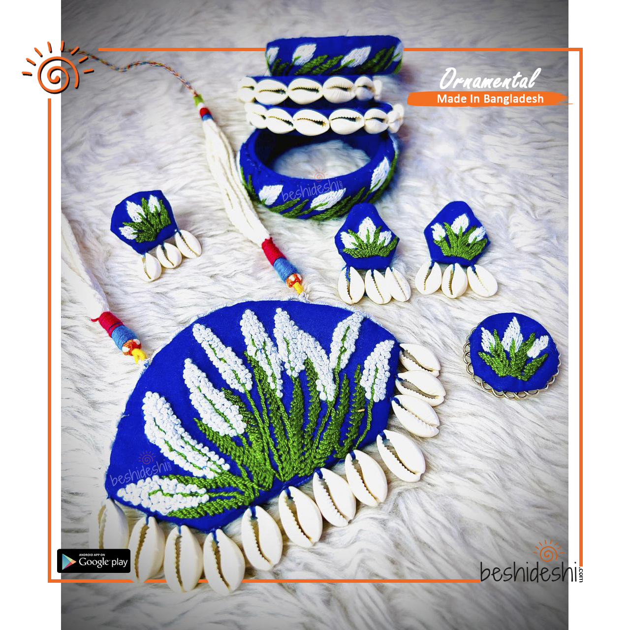 01 Hand Stitched Jewelry Set