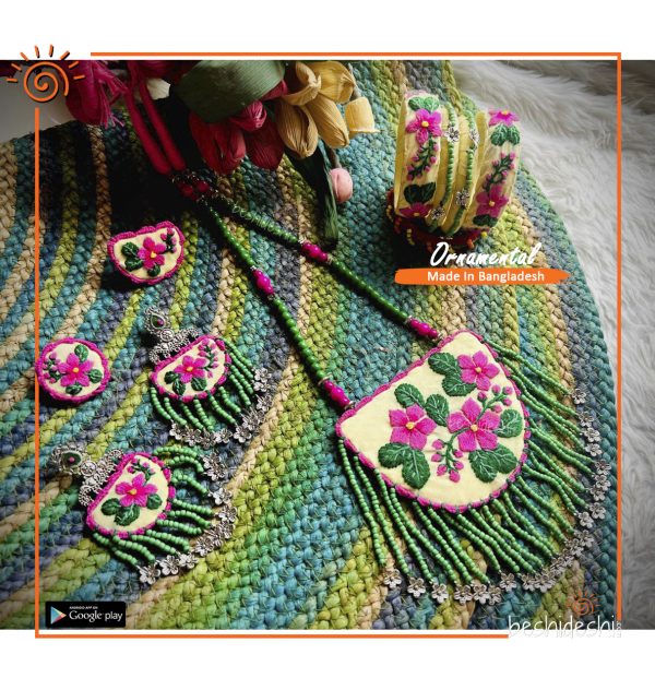 Hand Stitched Jewelry Set